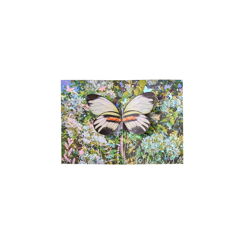 Three-dimensional butterfly greeting card envelope Set Planner Souvenir card Stationery Supplies