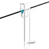 1pcs Bathroom Shower Door Hook Over Glass Door Shower Towel Rack Transparent Acrylic Drilling Free Towel Holder Hanger 1