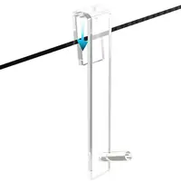 1pcs Bathroom Shower Door Hook Over Glass Door Shower Towel Rack Transparent Acrylic Drilling Free Towel Holder Hanger 1