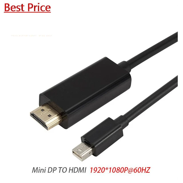 Thunderbolt Mini DP to HDMI Cable Adapter Mini Displayport Male to HDMI  Male Converter for PC Macbook HDTV Projector - AliExpress