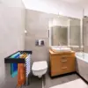 80cm Wall Mounted Laundry Drying Rack White Metal Clothes Drying Rack 5 Rods Space Saving Laundry Racks for Drying Towel Shoes 4