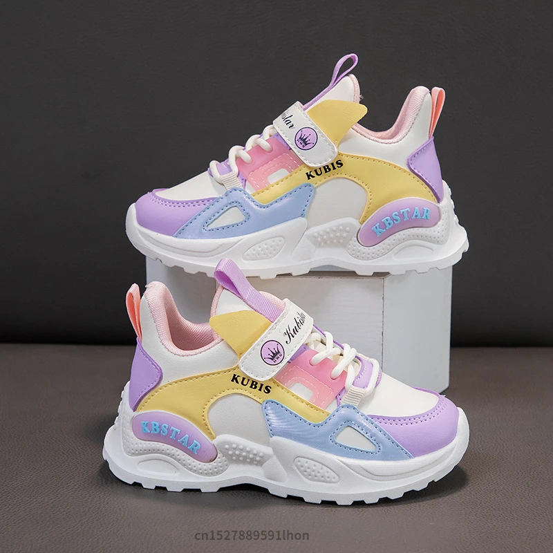 2024 kinder Turnschuhe Mädchen Schule Casual Outdoor Atmungsaktive Laufschuhe Licht Weiche Tenis Rosa Nicht-slip Kinder Schuhe_voghion.com