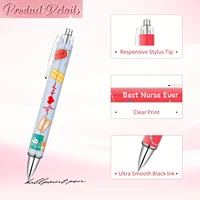 10/20/30 Pcs Nurse Ballpoint Pens Lovely Cartoon Cute Retractable Nursing Funny Ink for Medical Assistants Workers 3