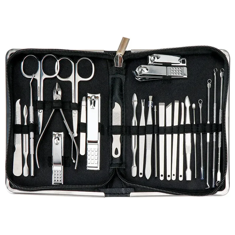 30pcs Nail Clippers High Quality Nail File Nail Scissors Manicure Pedicure Kit Convenient To Use Manicure Set 2