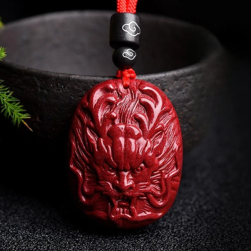 

Natural Cinnabar Domineering Faucet Pendant Exquisite Joker Pendant