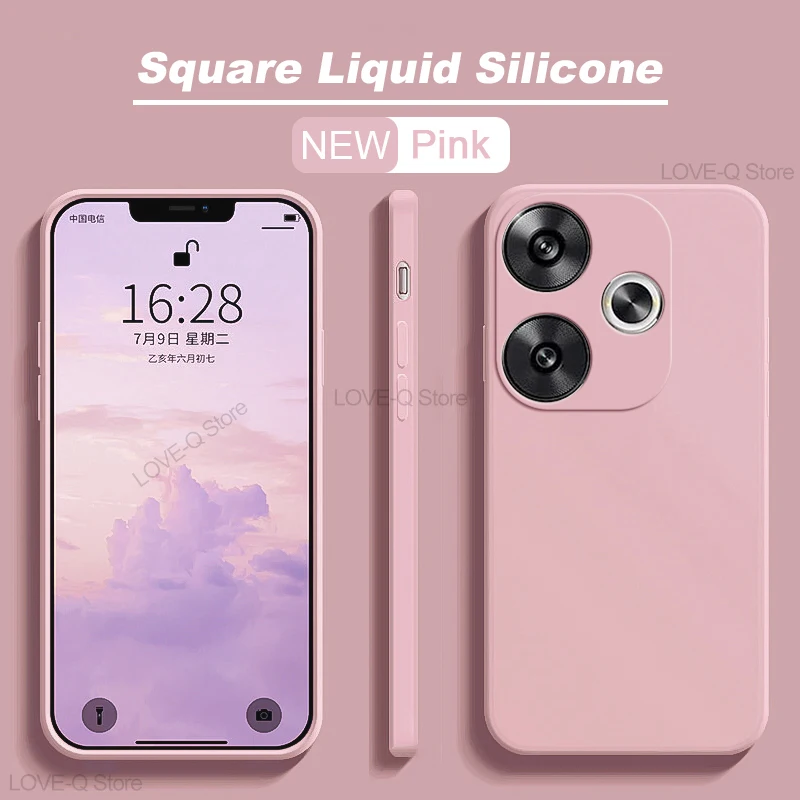 Original Liquid Silicone Shockproof Phone Case - Soft Cover