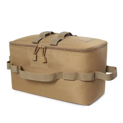 Heavy-Duty Outdoor Camping Storage Bag for Gas Tanks and Camping Gear (Khaki)