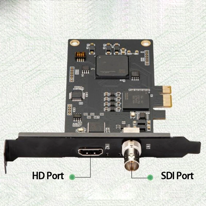 HDTV to PCIE Converters Adapter HDTV Adapter Support 1080P PCIE Video Card Converters for Recording Streaming