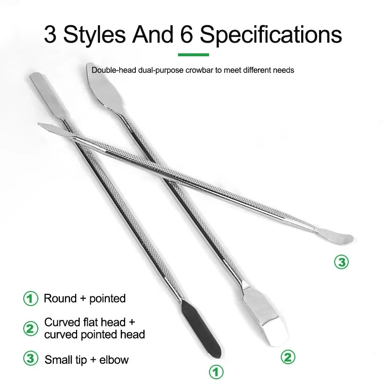 RL-065 유니버설 휴대 전화 수리 도구 키트 금속 지렛대 오프닝 도구 세트