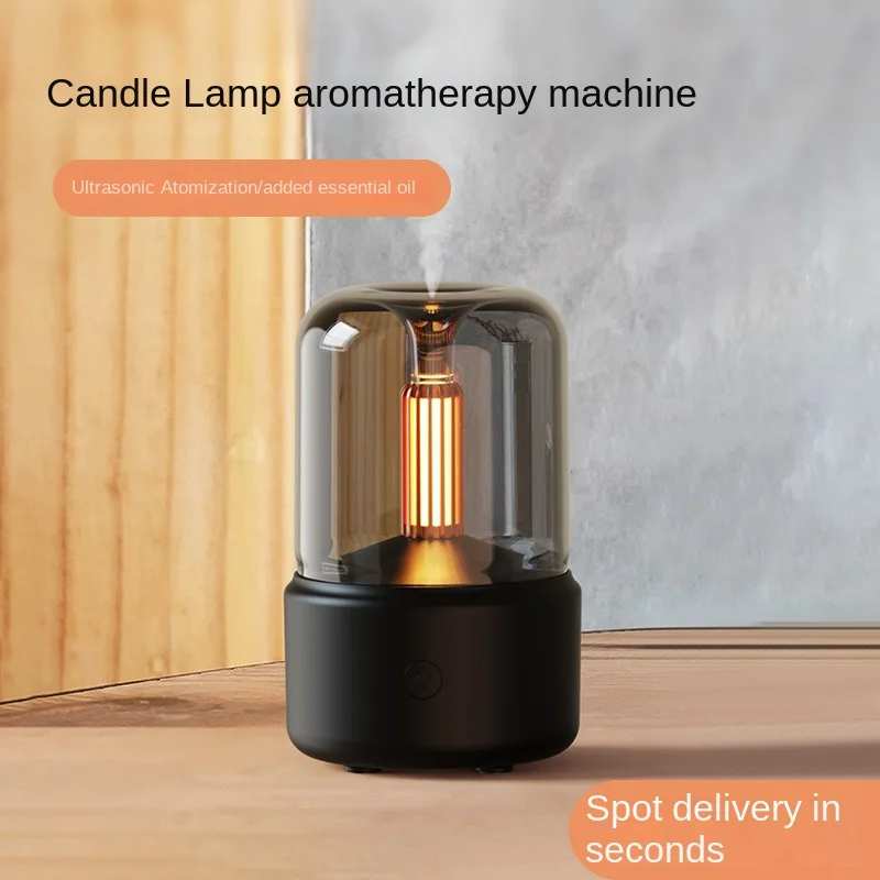 

Fashion Creative Simulation Candle Light Exquisite Aroma Diffuser Home Office Atomization Air Humidifier