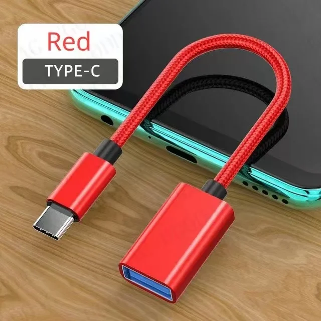USB-C To USB OTG Adapter Cable USB Type C Male to USB Female Cable Adapter OTG Cable Converter For Xiaomi Samsung MacBook Pro
