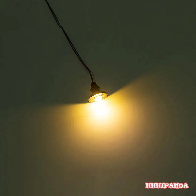 미니어처 LED 조명 풍경 시뮬레이션 야외 빌보드 모델 DIY 램프, 10 개, 1/87 체중계, 3V