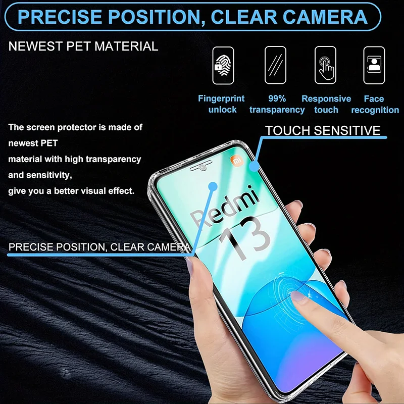 360 Full Body Shockproof Transparent Phone Case