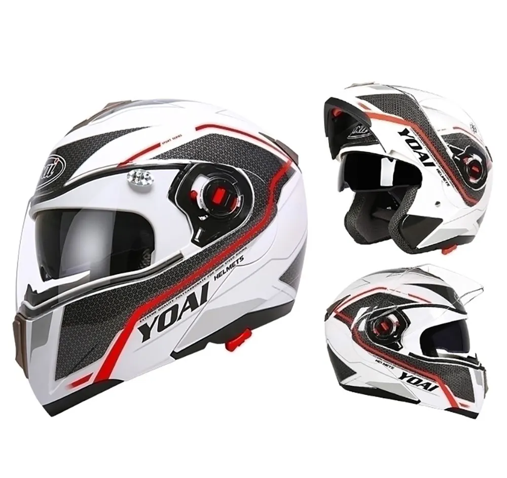 YOAI ������� ��� ���� ������ Ǯ ���̽� ���, Casco Moto ���, ����ũ�ν� ABS ����, ��⼺ ����� ���