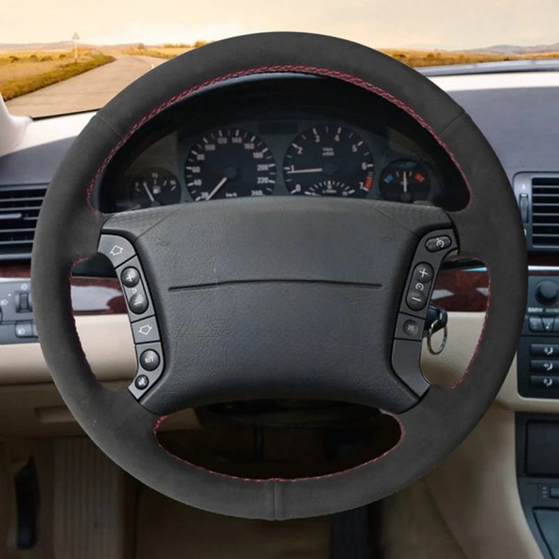 Housse De Volant Cuir Microfibre Cousue Main - Pour BMW E36, E38, E46, E39, X3 E83, X5 E53 - Protection Et Style