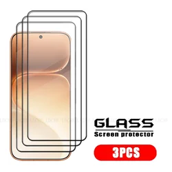 Honor 600 Tempered Glass Full Cover HD Screen Protector - 9H Hardness Phone Shield (1 to 4 Pack) (3 Front Glass)