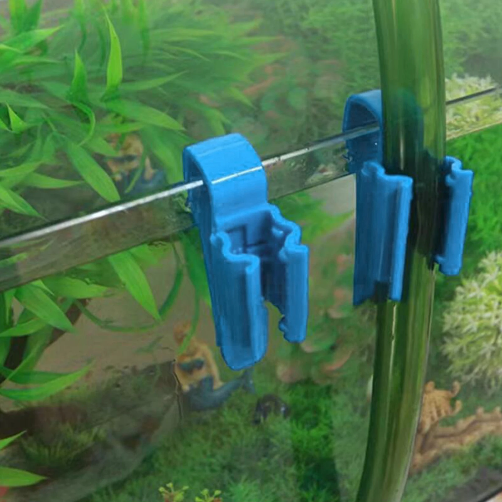 10Pcs Aquarium Water Hose Holder for Water Pipe Diameter 8-16mm/0.3-0.6in Multifunction Clip Fish Tank Change Fixing Rack