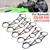 3D Motorcycle Triple Clamp Yoke Sticker Protector Cover Decal Case Accessory For KAWASAKI ZX-6R ZX6R 636 2013 - 2018 2019 2020