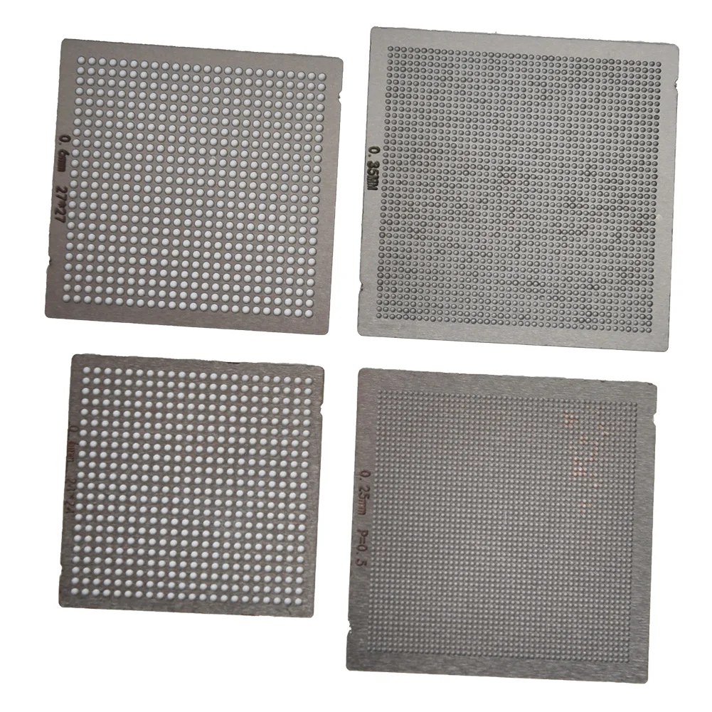 27 Pcs Universal BGA Reball Reballing Rework Net Stencil Directly Heat Parts Kit Durable BGA Working Replacement Accessories amaoe bga reballing stencil for switch game player ic chip bga200 nfcbea bcm4354 max77620a max77812 tin plant net steel mesh