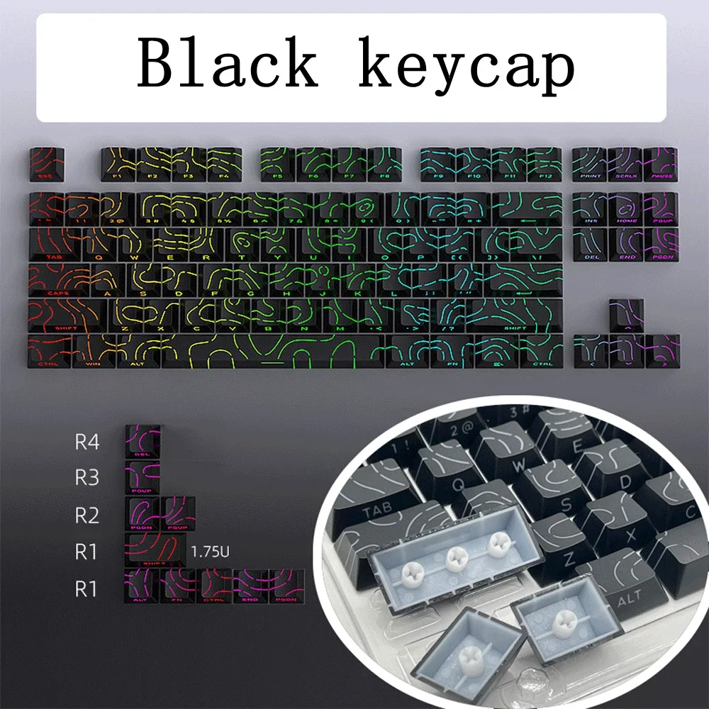 Cherry PBT Stripe Light Keycaps