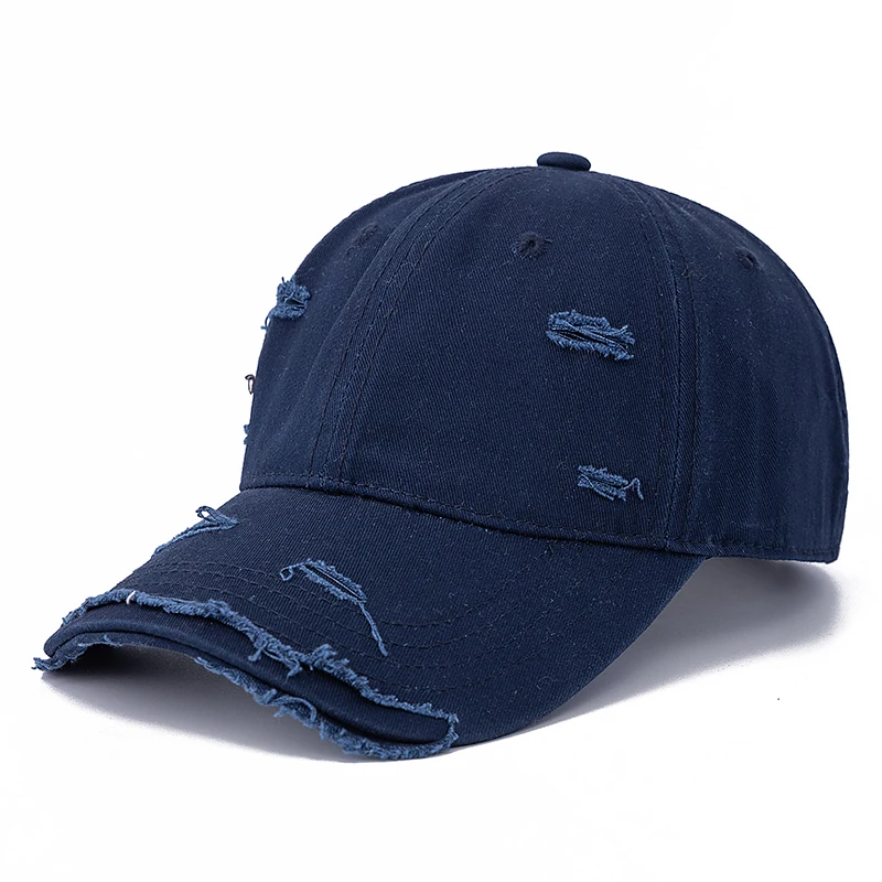 Heißer Verkauf Gewaschene Baumwolle Retro Distressed stil Kappe Hohe Qualität Baseball Kappe Frauen Dopamin Kappe Outdoor Hüte – Detail 10