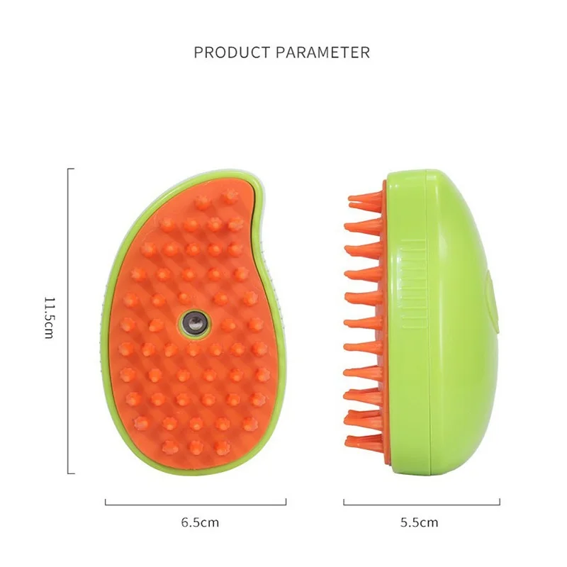 Neuer Dampfbürsten-Tierhaarkamm mit Luftbefeuchter für Katzen, Gadget zur Tierhaarentfernung MMRYP05_voghion.com