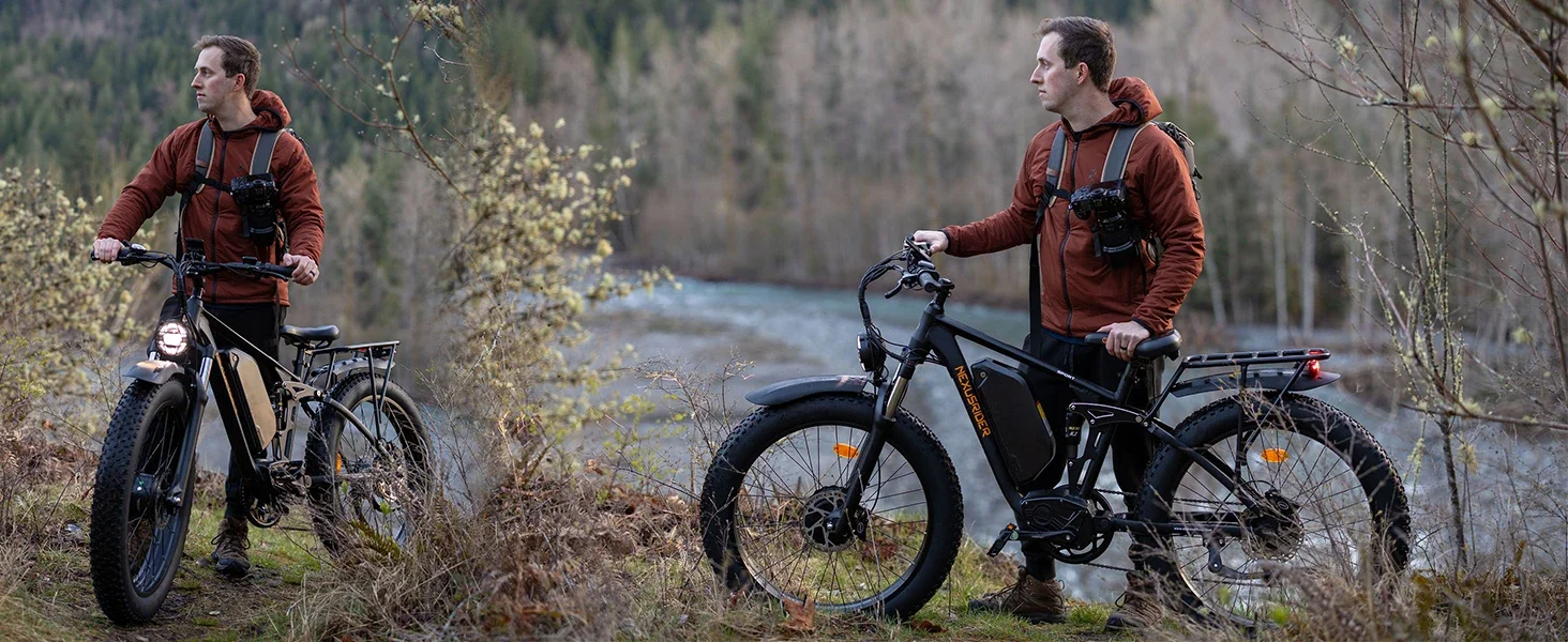Electric Bike for Adults 2000W Dual Motor 35MPH Fastest Ebike, 48V 22.4Ah Switchable RWD AWD Ebike 26” Fat Tire Full Suspension