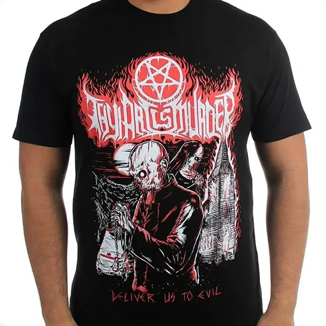 

Футболка VTG Thy Art Is killing band, черная, все размеры от S до 345XL, TA5480