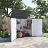 Larger Outdoor Storage Shed Weather Resistance, Horizontal Storage Box Waterproof for Garden, Backyards, 48 Cu.ft Capacity 4
