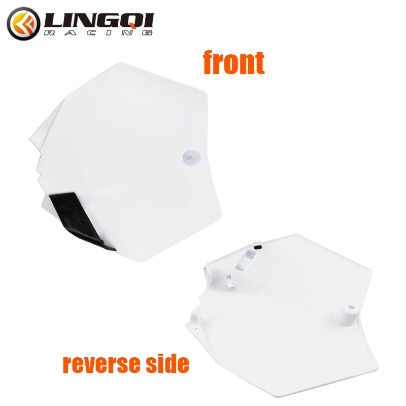 Motorcycle Front Number Plate Fender Cover Plastic Fairing Kit for KT 85 Motocross Dirt Bike Pit Bike