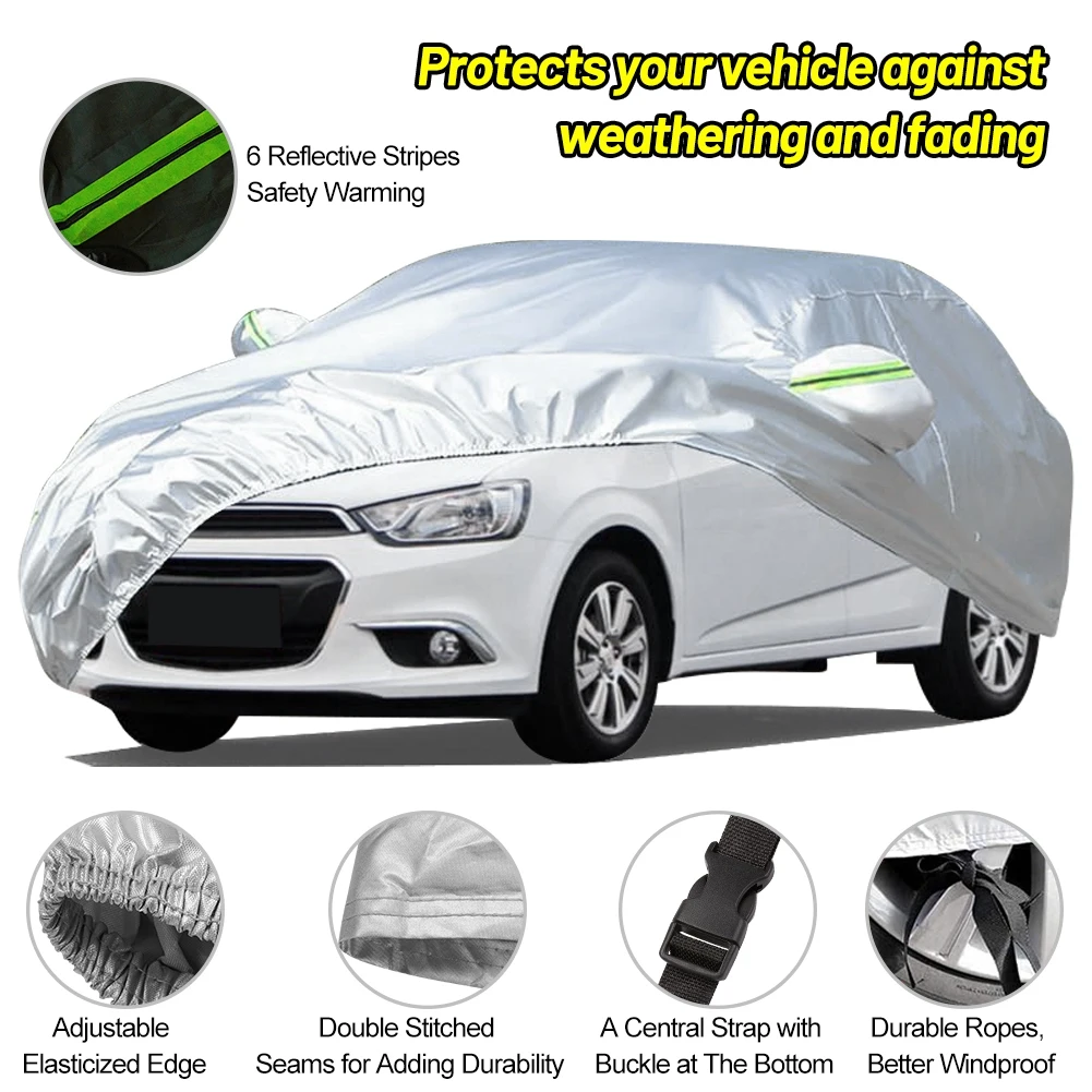 Hatchback Size Car Body Full Covers Outdoor Indoor for All Season