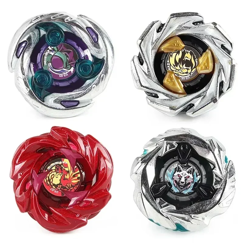 Metal Fusion Burst Gyro Spinning Top Toy Gyro Toupie Battle Tops Beyblades Burst Gyro Battle Top Toy Beyblade Toys Gyroscope Toy X juguete UX Gyro UX05 UX08 UX06 UX-01-02-03 Canglong espada sagrada batalla lanzador Juguetes
