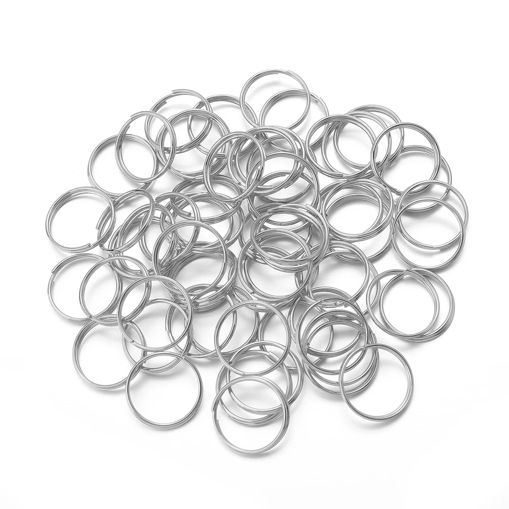 100-200 teile/los 4-16mm Offene Binderinge Doppel Schleifen Gold Farbe Split Ringe Anschlüsse Für Schmuck Machen DIY Halskette Zubehör – Detail 11