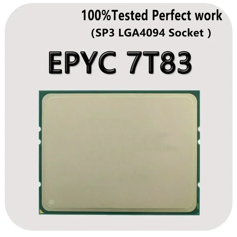 EPYC 7T83 2.6GHZ 64C/128T 64M 캐시 280W DDR4-2666V 소켓 sp3 LGA4094