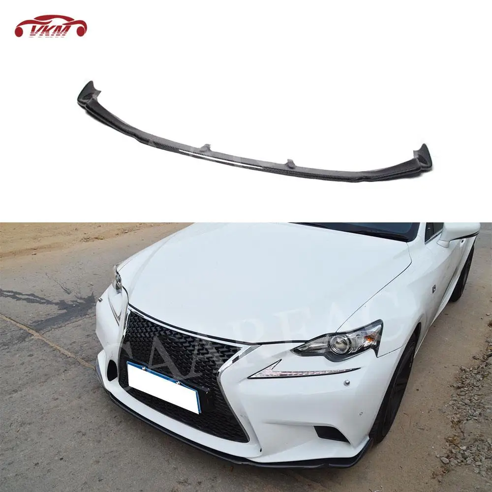 

Carbon Fiber Material Front Bumper Lip Chin Spoiler for Lexus IS250 IS350 IS F Sport Sedan 4 Door 2014 2015 2016