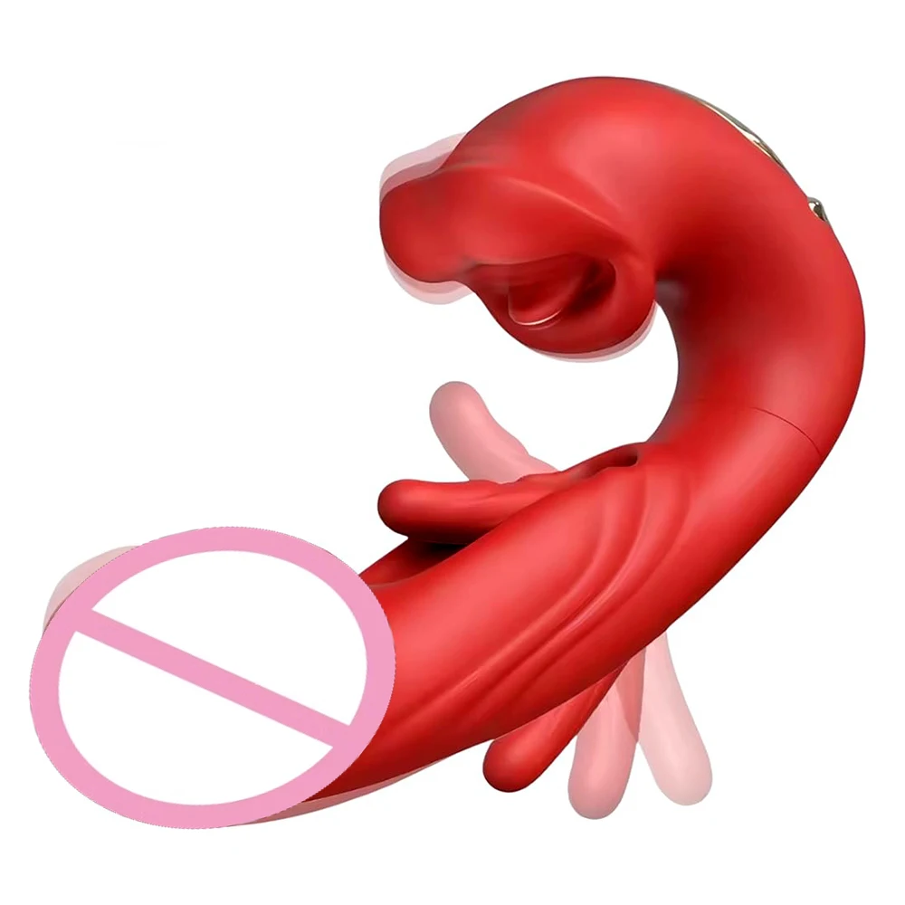 Women Tongue Licking Flapping dildo vibrator clitoris nipple g-spot pussy stimulator vagina anal masturbator sex toys for couple