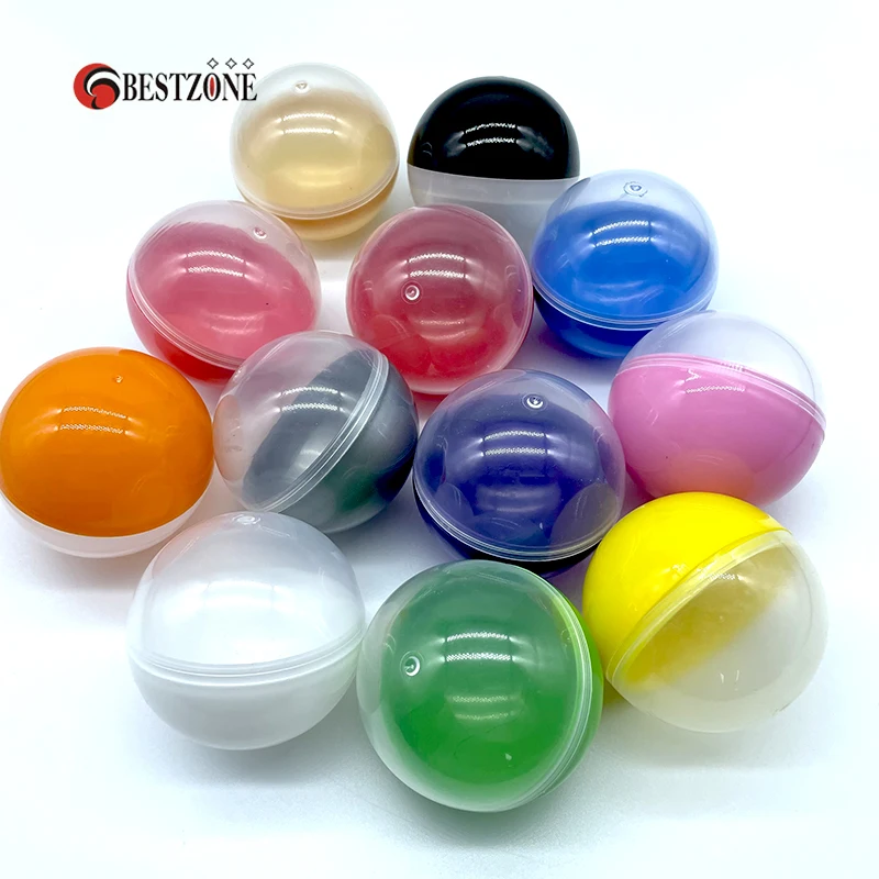 5Pcs/Lot D75MM Empty Plastic Capsule Toys Round Egg Surprise Balls  Gashapon Twisted For Kids Gift Vending Machine