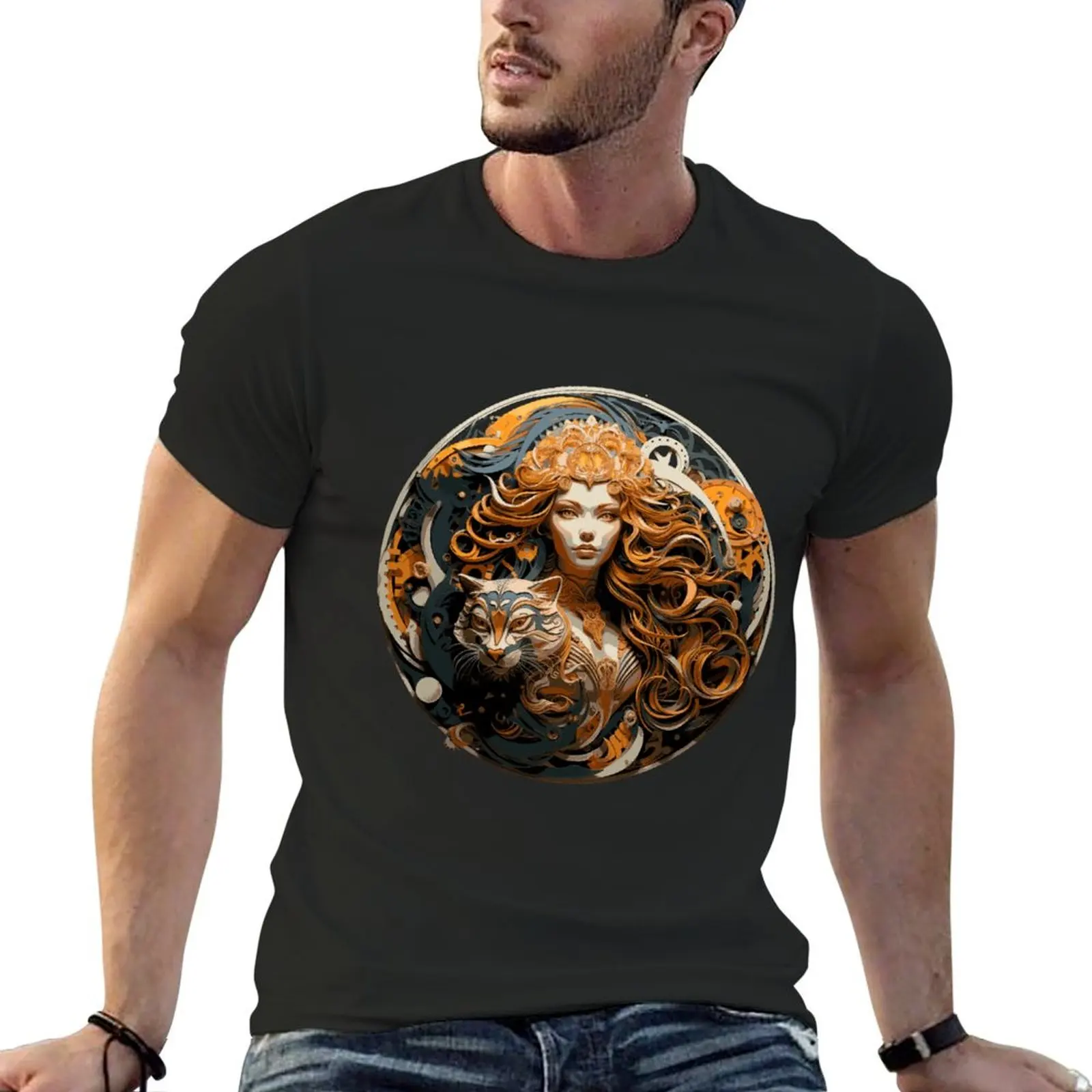 

Freya the Beautiful - The Asgardians T-shirt hippie clothes new edition blacks quick-drying T-shirt men