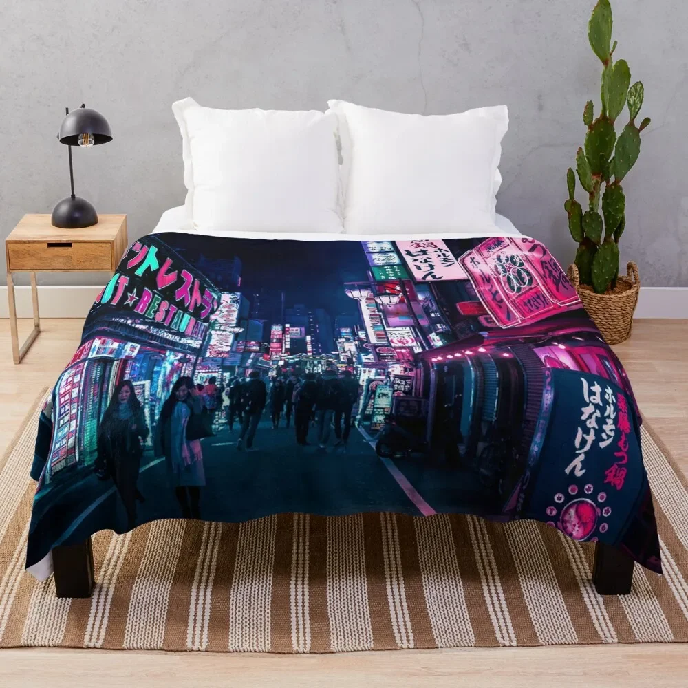 

Nocturnal Alley Throw Blanket for winter christmas decoration Blankets