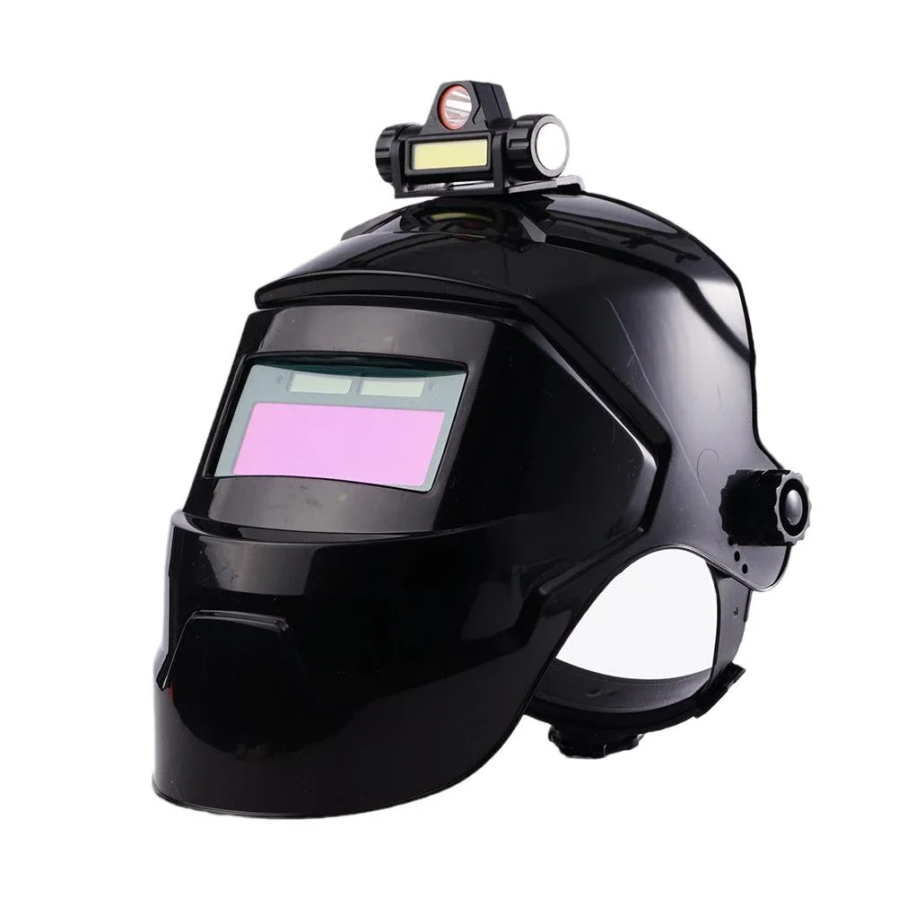 Automatic Dimming Electric Welding Mask For Arc Weld Grind Cut Process Welding Helmet Welder Mask With Rechargeable Headlight welder mask welding helmet with rechargeable headlight automatic dimming electric welding mask for arc weld welding goggles