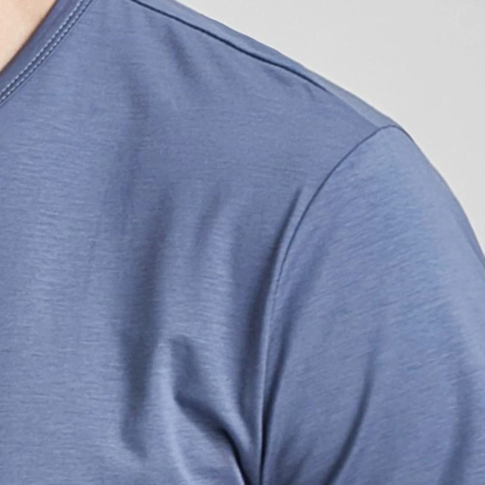 

Футболка Мужская/Женская стрейчевая, повседневная тенниска с круглым вырезом, не стандартная, однотонная, для отпуска