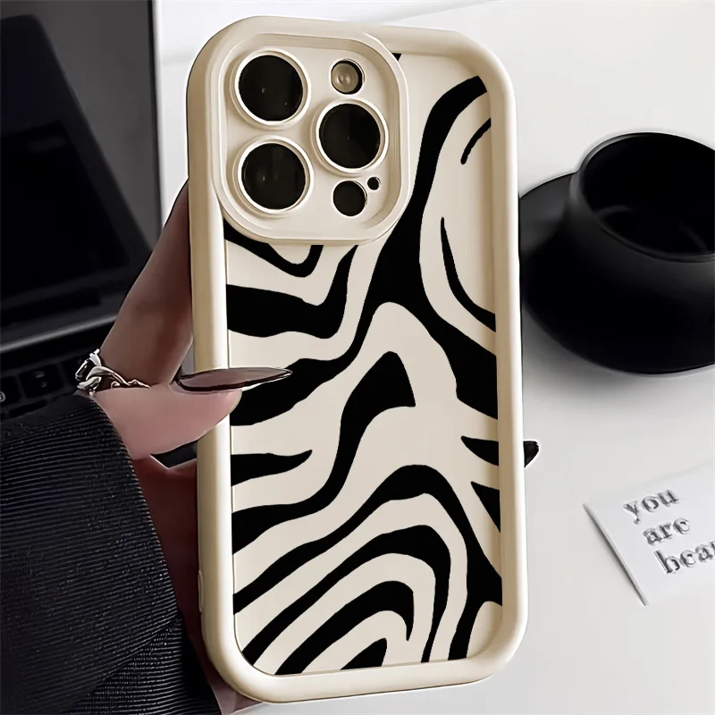 Leopard Print Silicone Shockproof Phone Case Cover