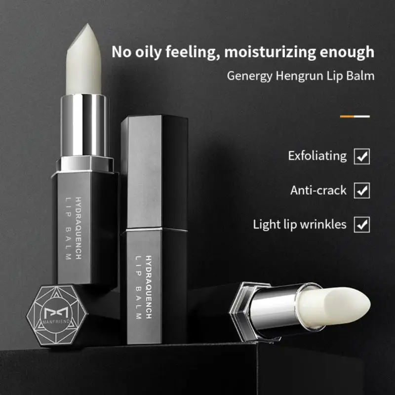 

Moisturizing Men's Lip Balm Colorless Long-Lasting Natural Aloe Vera Lipstick Autumn And Winter Lips Care Anticrack Men Boy Gift
