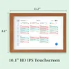 Digital Calendar and Smart Chore Chart, 10.1'' Touchscreen Family Organizer with Multi-Calendar Sync, Reward System, Photo Fram