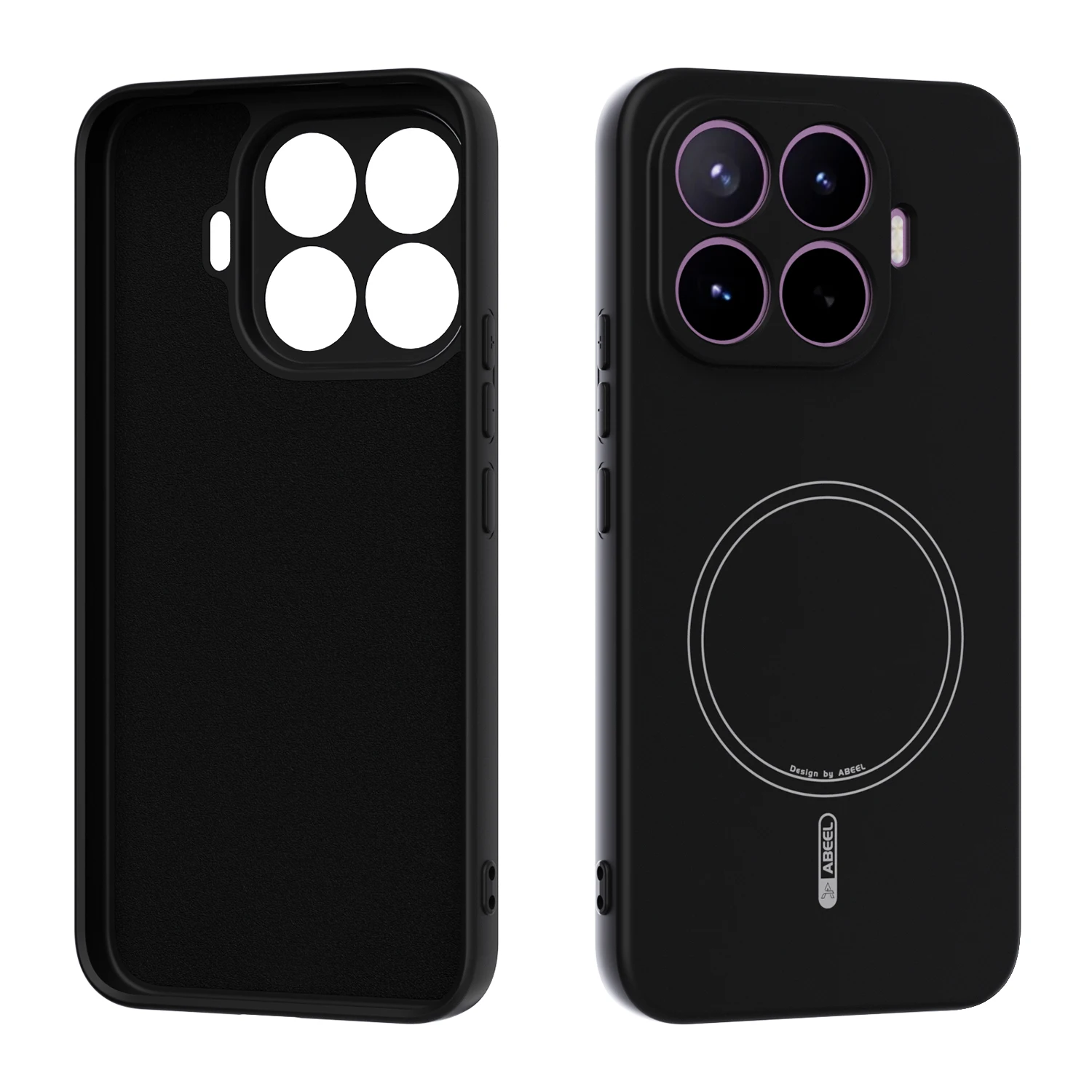 Magnetic Shockproof Liquid Silicone Phone Case with Soft Touch Finish