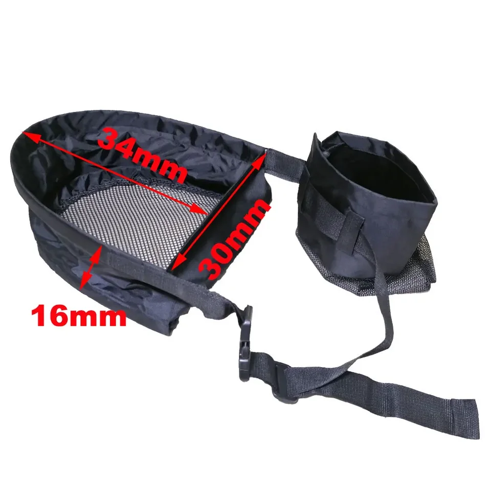 Panier De Pêche à La Mouche Avec Ceinture - Nylon à Drainage Rapide - 33x40x23 Cm - Pour Pêche En Rivière Ou Mer