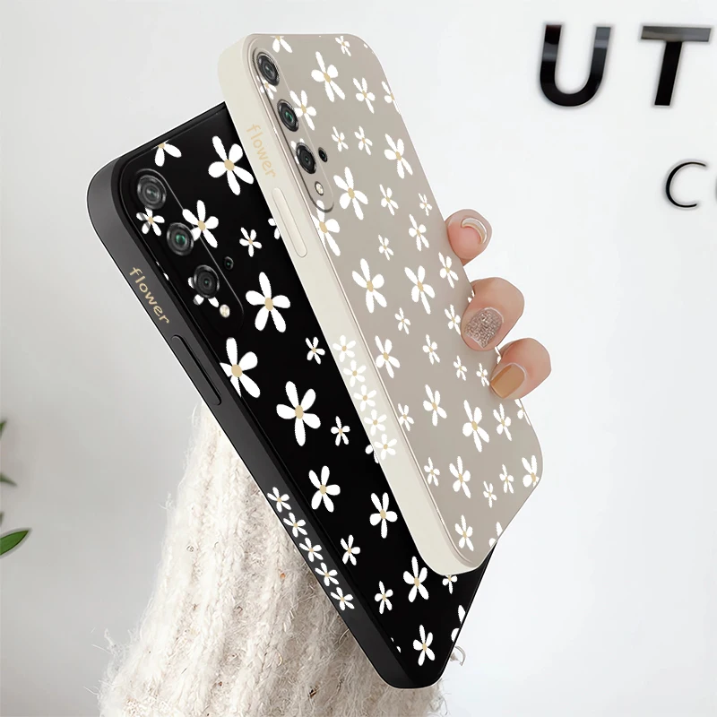 Cute Flowers Soft Phone Case - Stylish and Protective Cover