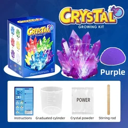 Crystal Growing Science Kit - Educational STEM Toy with Colorful Crystal Selection, Ideal Gift (6)