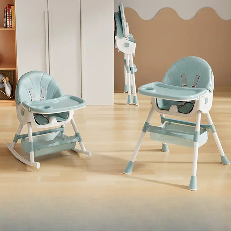 Baby Dining Chair Multifunctional Adjustable Children's Dining Chair Baby Table Household Portable Plastic