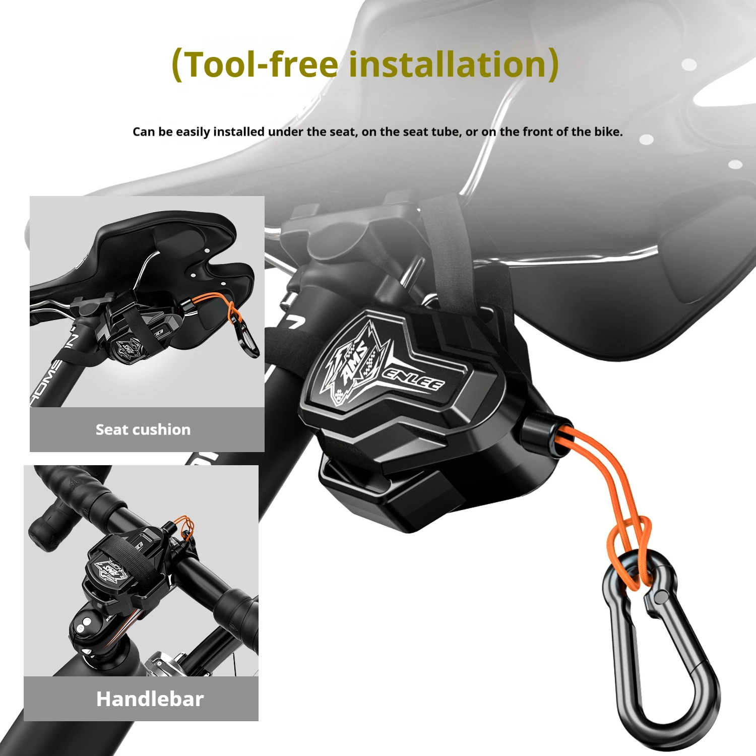 Enlee corde de Traction de vélo rétractable